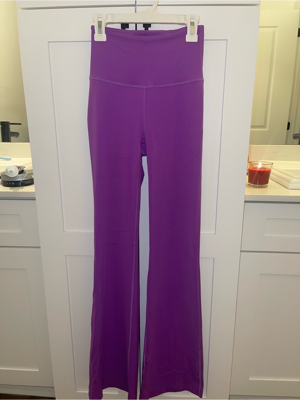 lululemon athletica Purple Flare High-Waist Yoga Pants